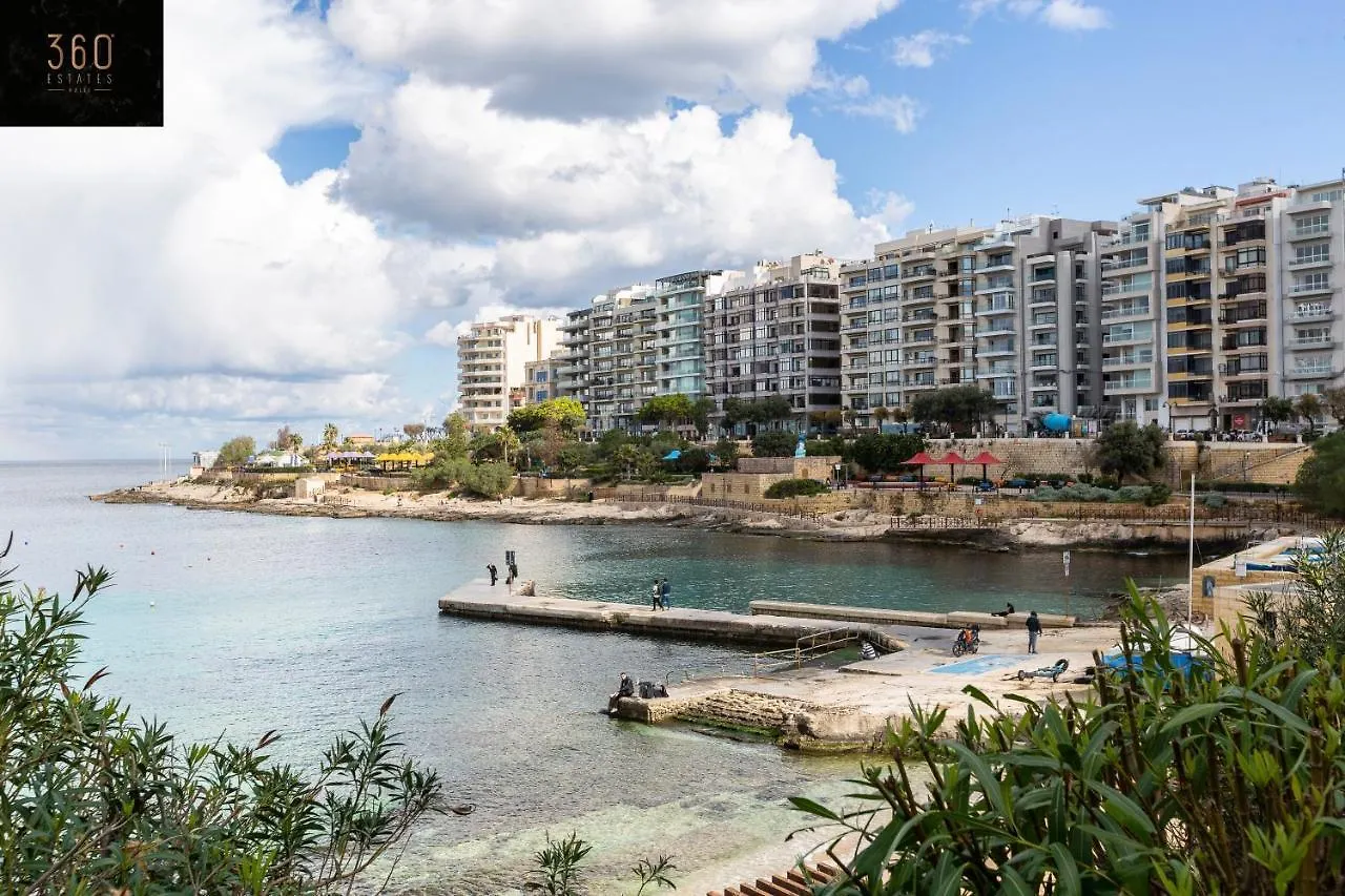 A Comfy Seafront 1Br Apt, In Tower Road In Sliema By 360 Estates 0*,