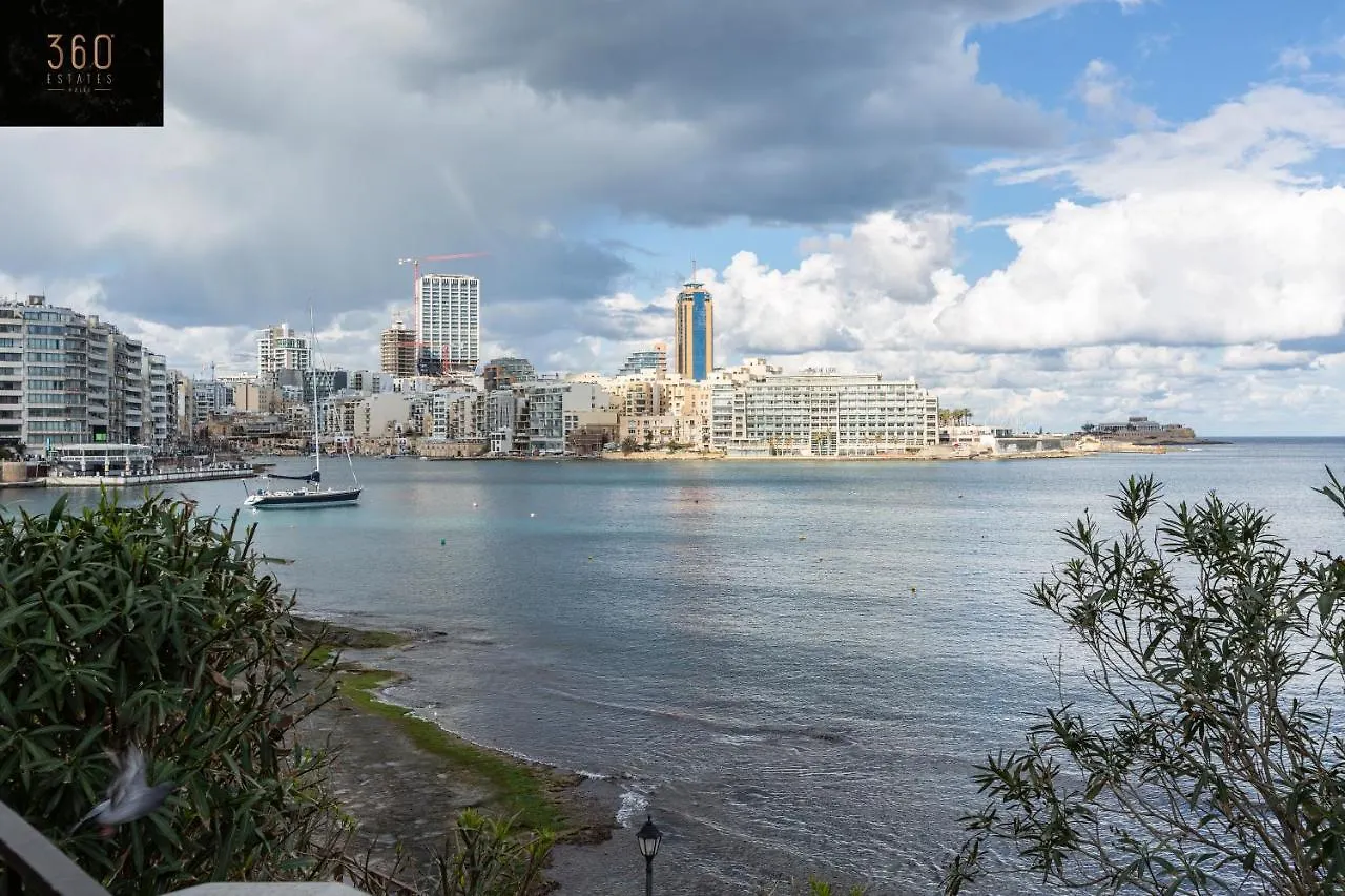A Comfy Seafront 1Br Apt, In Tower Road In Sliema By 360 Estates Apartment