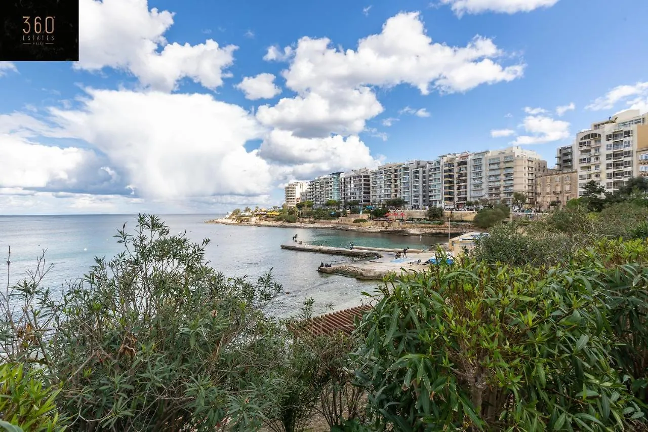 Apartment A Comfy Seafront 1Br Apt, In Tower Road In Sliema By 360 Estates Malta